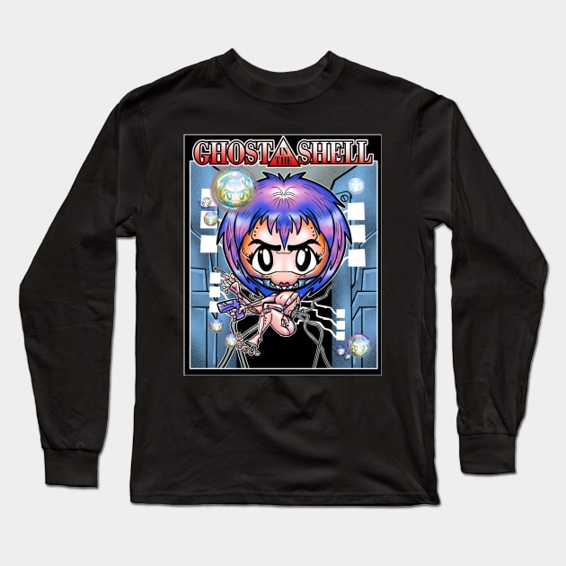 Kawaii Kusanagi Long Sleeve T-Shirt by Biomek